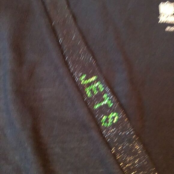 Brand new New York Jets sparkle  V neck sleeves-less shirt super cute - Picture 1 of 3